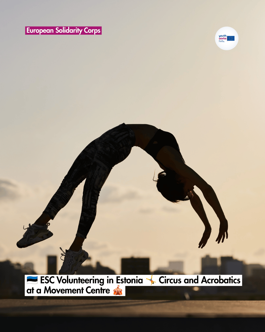 🇪🇪 ESC Volunteering in Estonia 🤸 Circus and Acrobatics at a Movement Centre 🎪