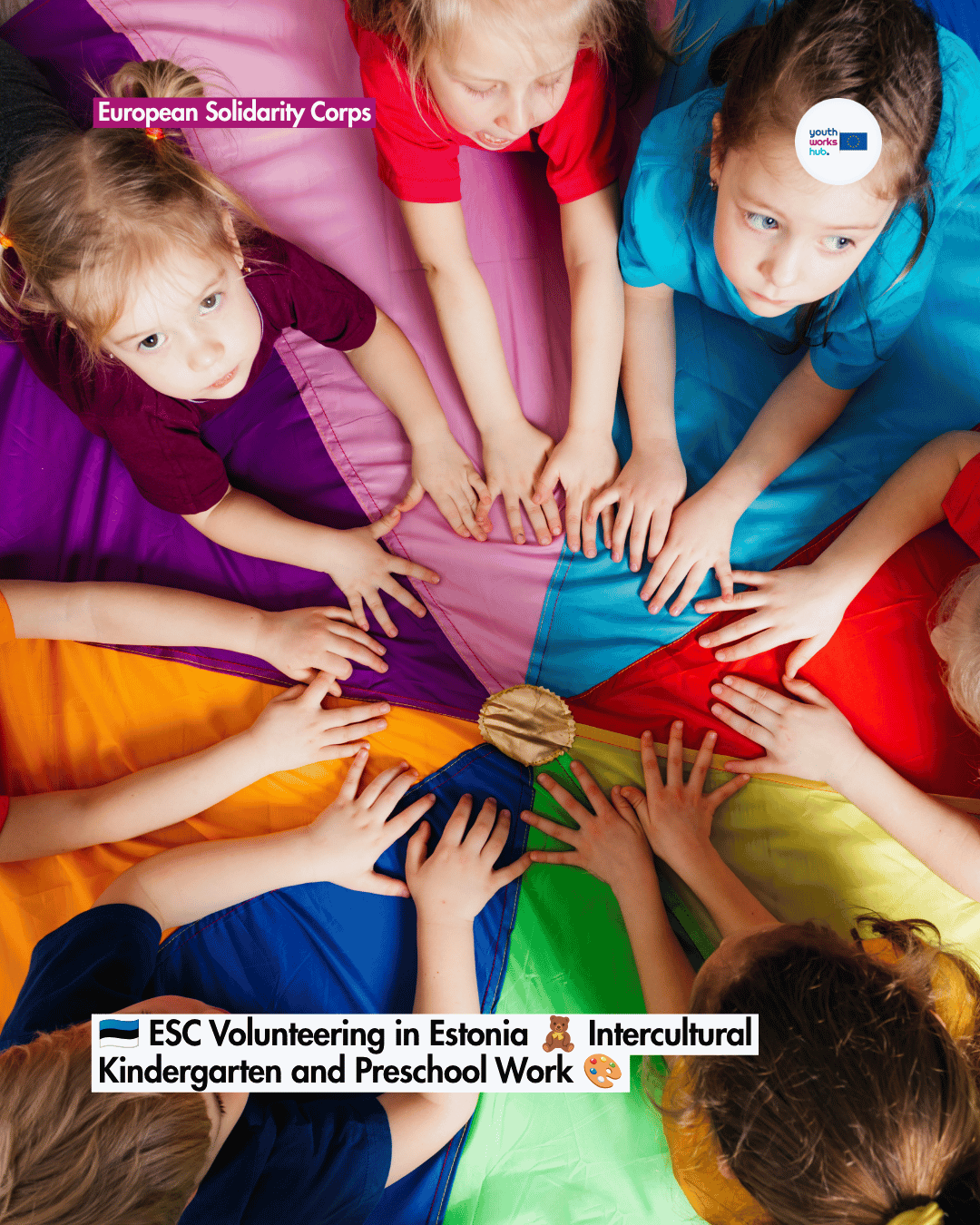🇪🇪 ESC Volunteering in Estonia 🧸 Intercultural Kindergarten and Preschool Work 🎨