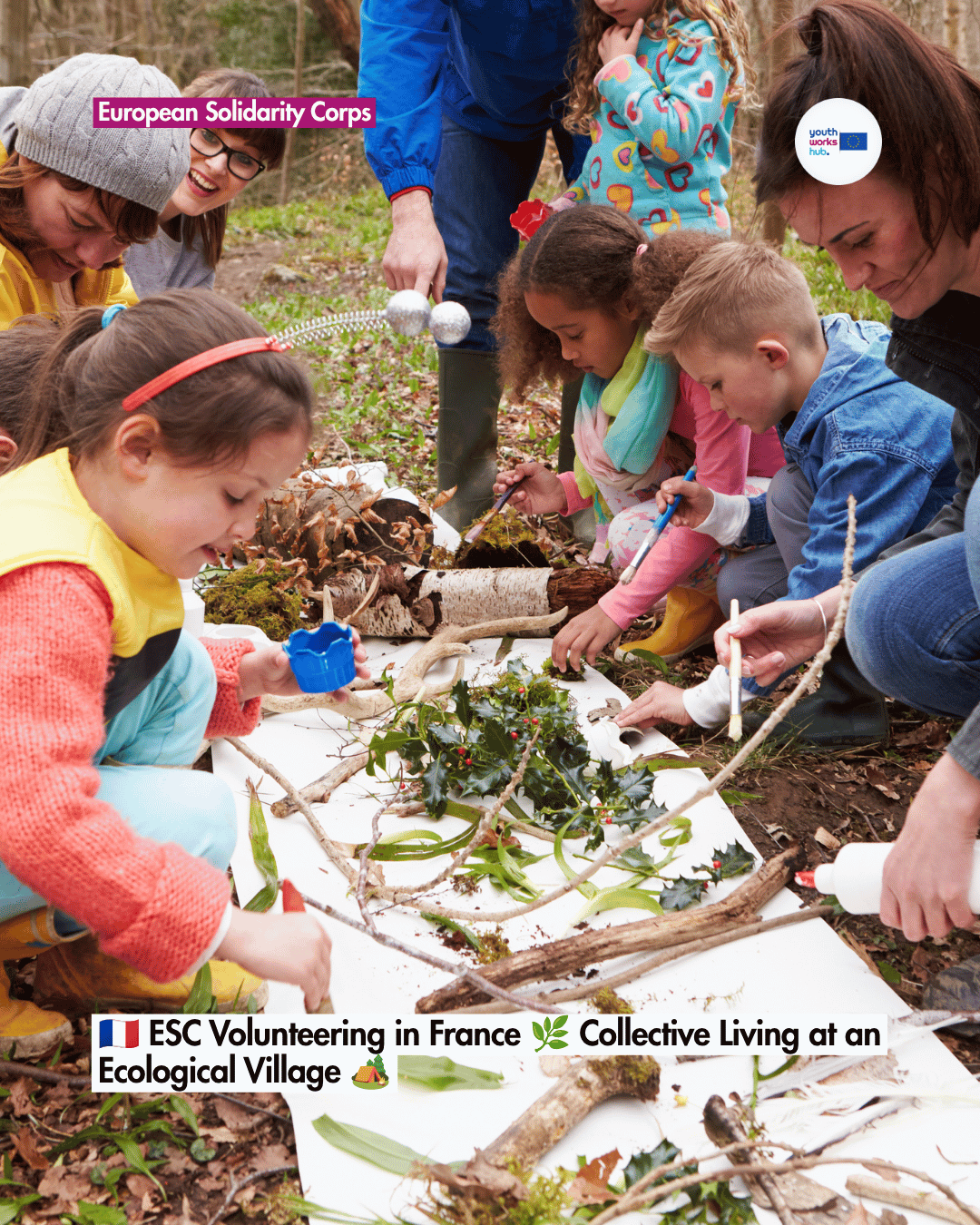 🇫🇷 ESC Volunteering in France 🌿 Collective Living at an Ecological Village 🏕️