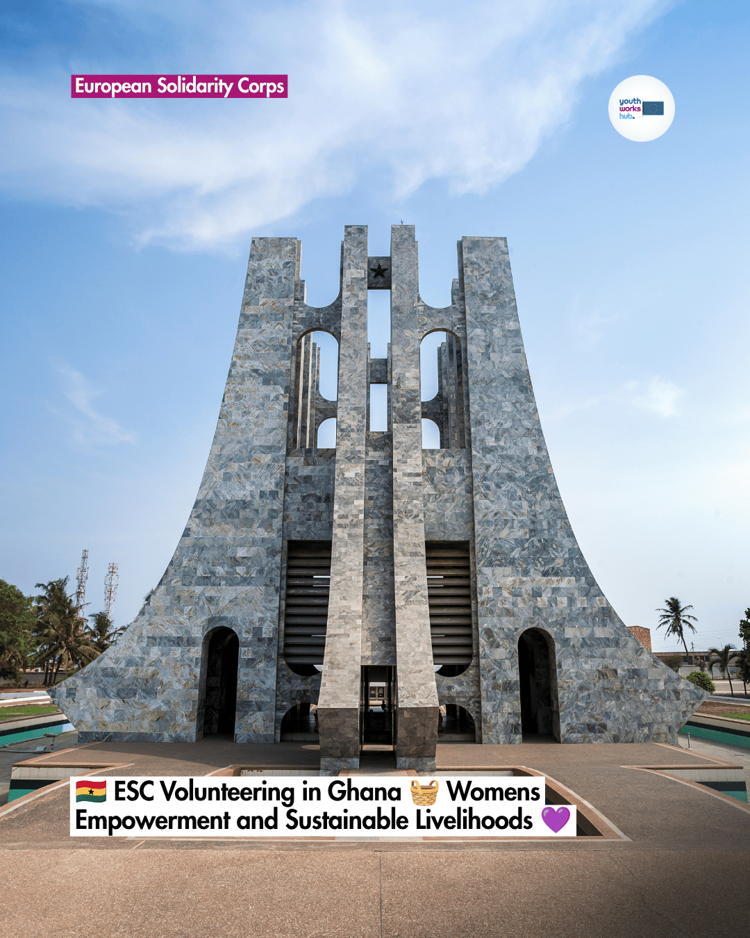 🇬🇭 ESC Volunteering in Ghana 🧺 Womens Empowerment and Sustainable Livelihoods 💜