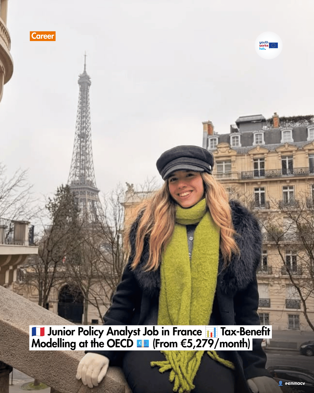 🇫🇷 Junior Policy Analyst Job in France 📊 Tax-Benefit Modelling at the OECD 💶 (From €5,279/month)