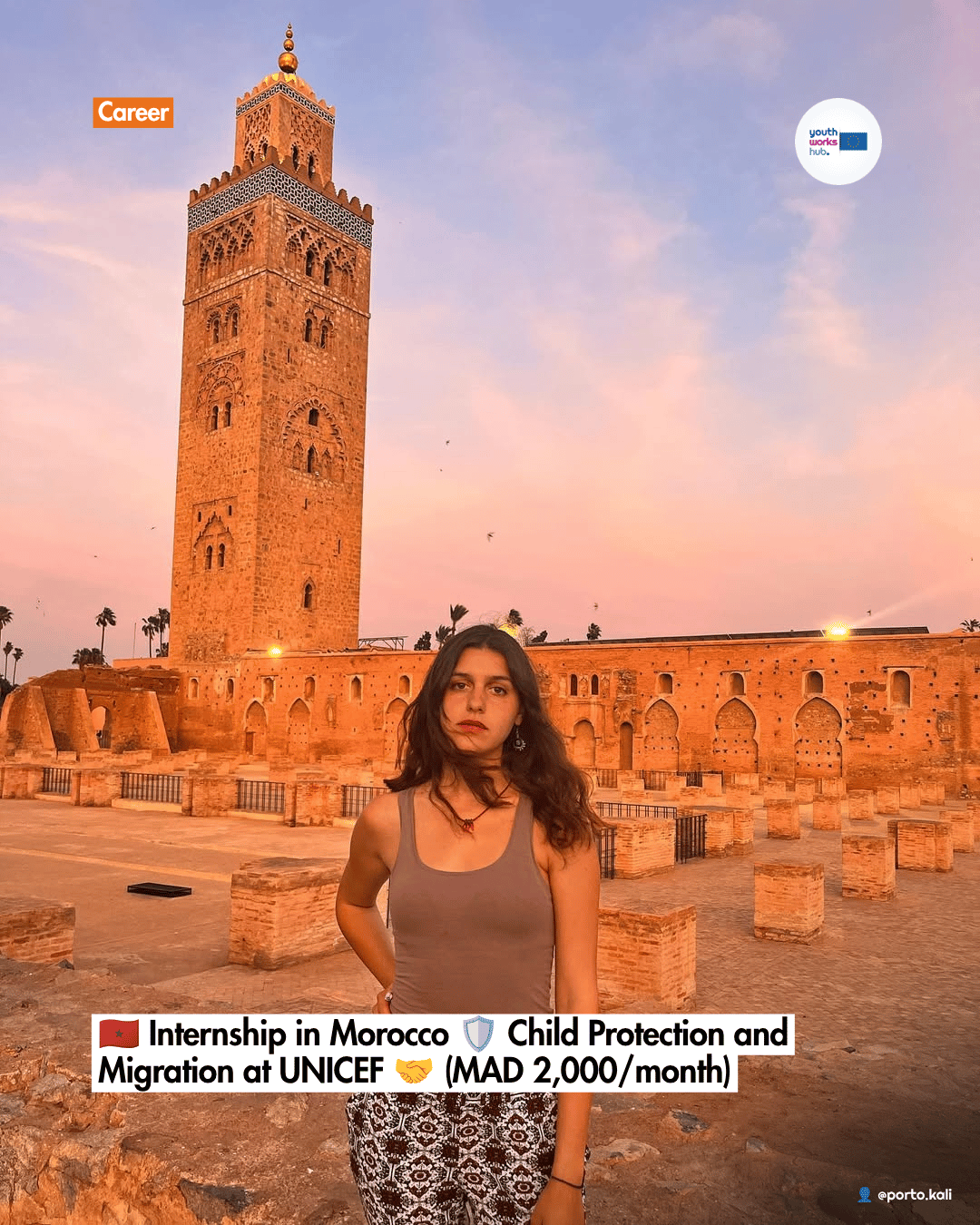 🇲🇦 Internship in Morocco 🛡️ Child Protection and Migration at UNICEF 🤝 (MAD 2,000/month)