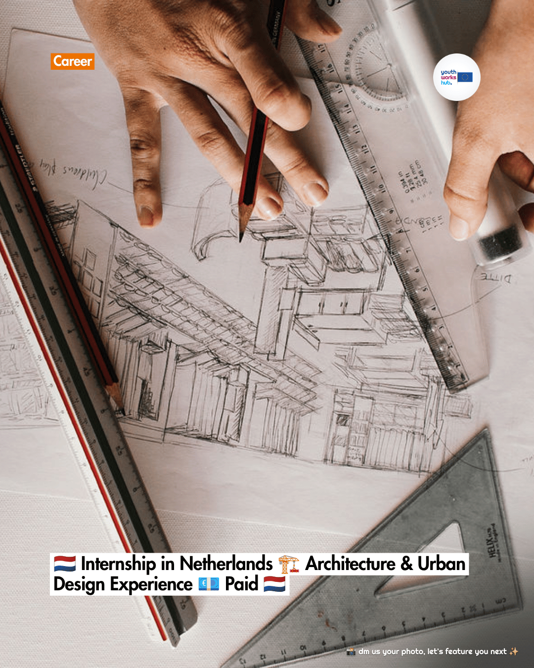 🇳🇱 Internship in Netherlands 🏗️ Architecture & Urban Design Experience 💶 Paid 🇳🇱