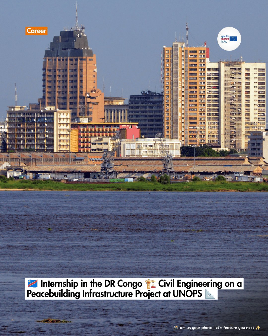 🇨🇩 Internship in the DR Congo 🏗️ Civil Engineering on a Peacebuilding Infrastructure Project at UNOPS 📐