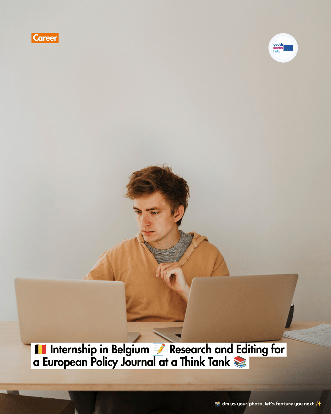 🇧🇪 Internship in Belgium 📝 Research and Editing for a European Policy Journal at a Think Tank 📚