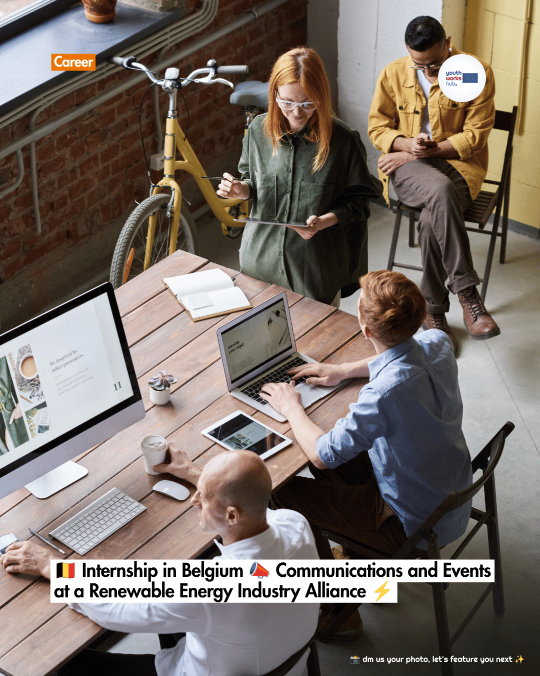 🇧🇪 Internship in Belgium 📣 Communications and Events at a Renewable Energy Industry Alliance ⚡