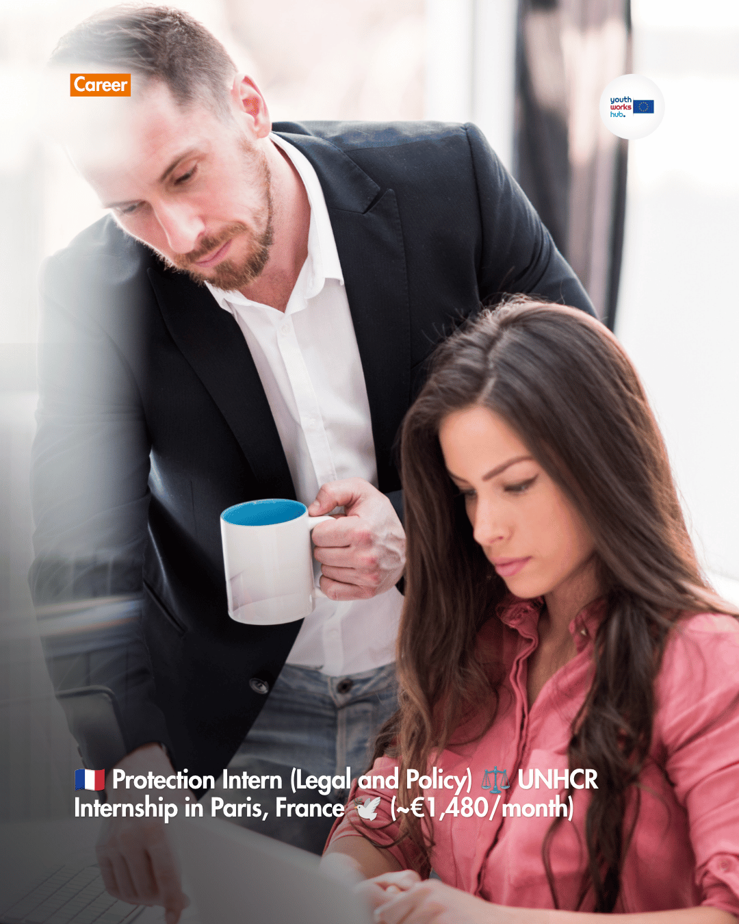 🇫🇷 Protection Intern (Legal and Policy) ⚖️ UNHCR Internship in Paris, France 🕊️ (~€1,480/month)