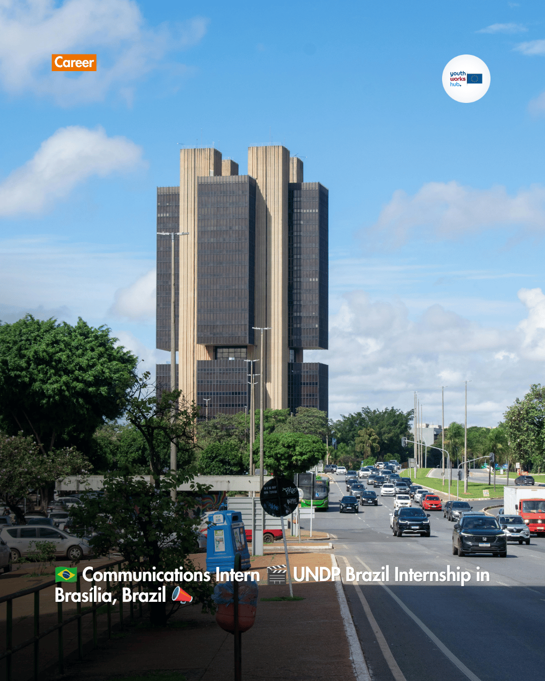 🇧🇷 Communications Intern 🎬 UNDP Brazil Internship in Brasília, Brazil 📣