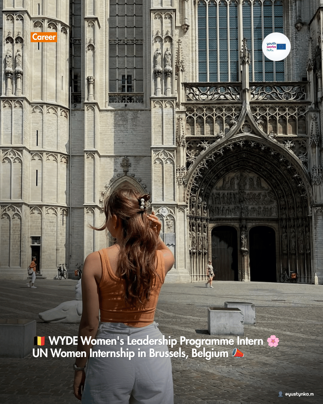 🇧🇪 WYDE Women's Leadership Programme Intern 🌸 UN Women Internship in Brussels, Belgium 📣