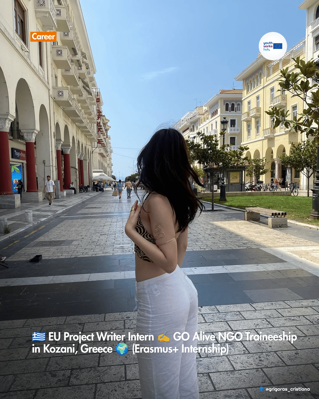 🇬🇷 EU Project Writer Intern ✍️ GO Alive NGO Traineeship in Kozani, Greece 🌍 (Erasmus+ Internship)
