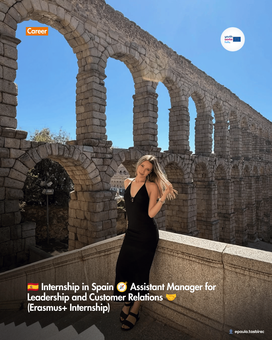 🇪🇸 Internship in Spain 🧭 Assistant Manager for Leadership and Customer Relations 🤝 (Erasmus+ Internship)