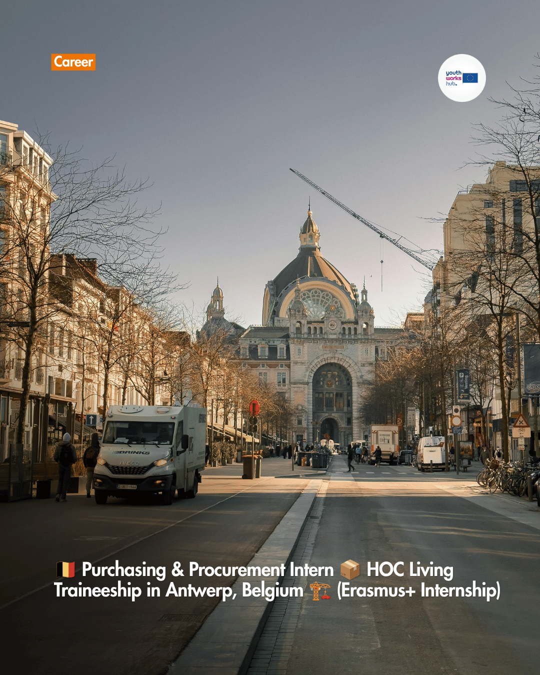 🇧🇪 Purchasing & Procurement Intern 📦 HOC Living Traineeship in Antwerp, Belgium 🏗️ (Erasmus+ Internship)
