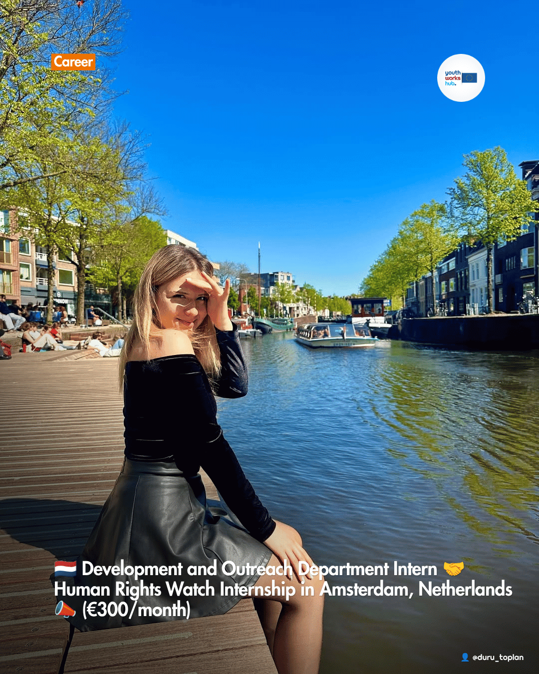 🇳🇱 Development and Outreach Department Intern 🤝 Human Rights Watch Internship in Amsterdam, Netherlands 📣 (€300/month)