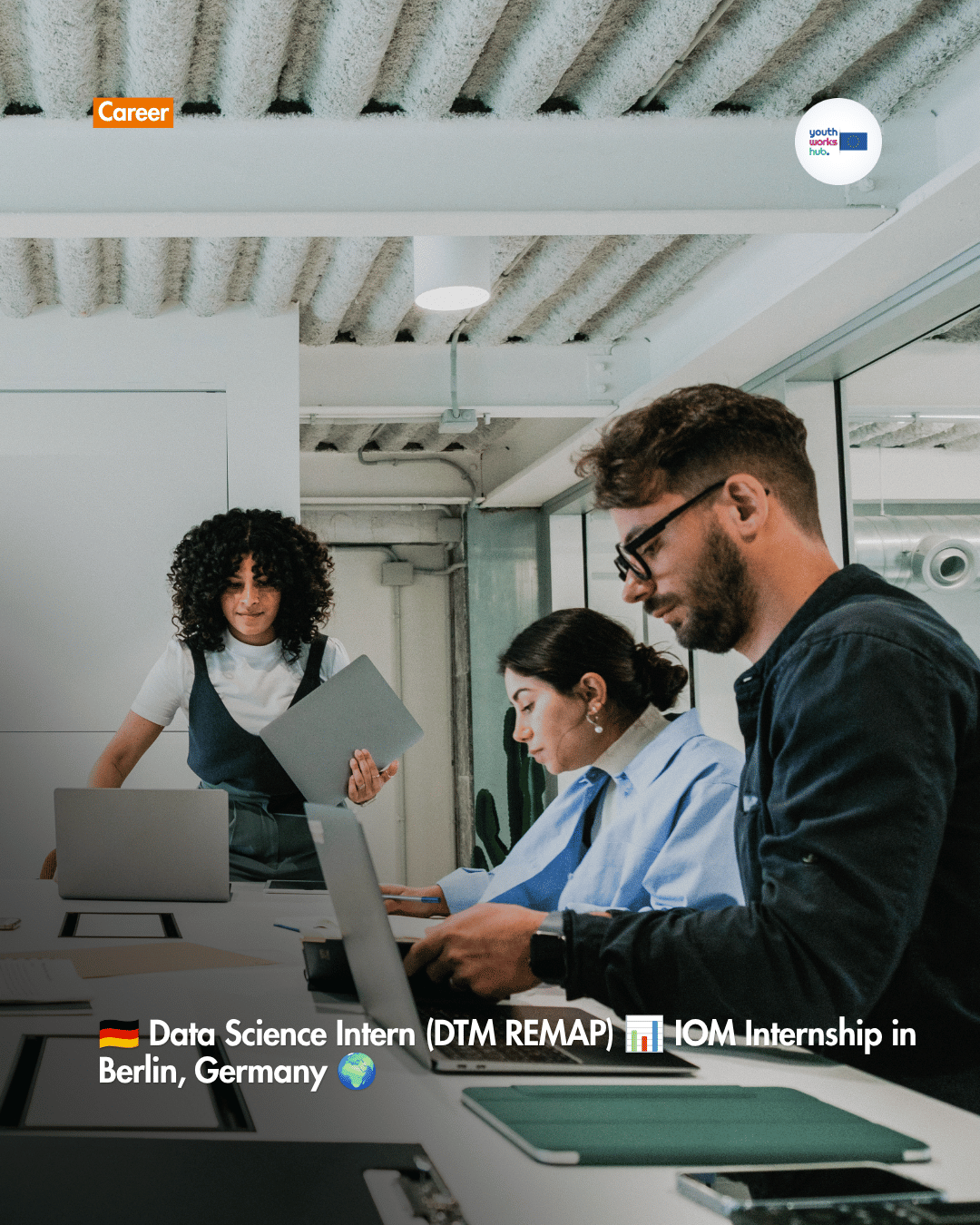🇩🇪 Data Science Intern (DTM REMAP) 📊 IOM Internship in Berlin, Germany 🌍