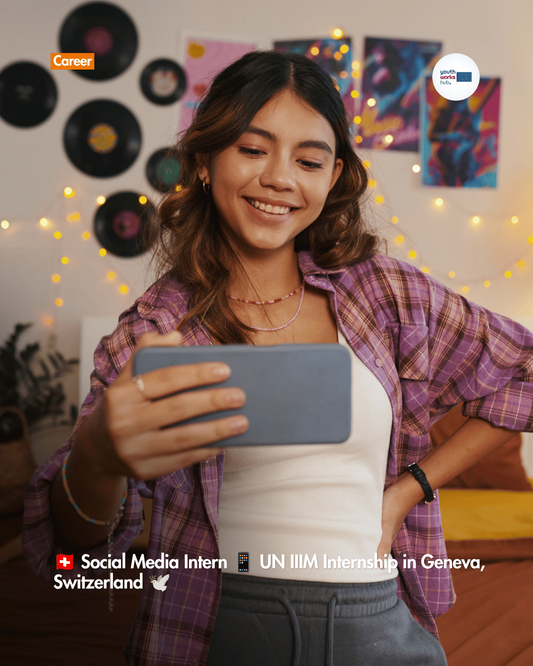 🇨🇭 Social Media Intern 📱 UN IIIM Internship in Geneva, Switzerland 🕊️
