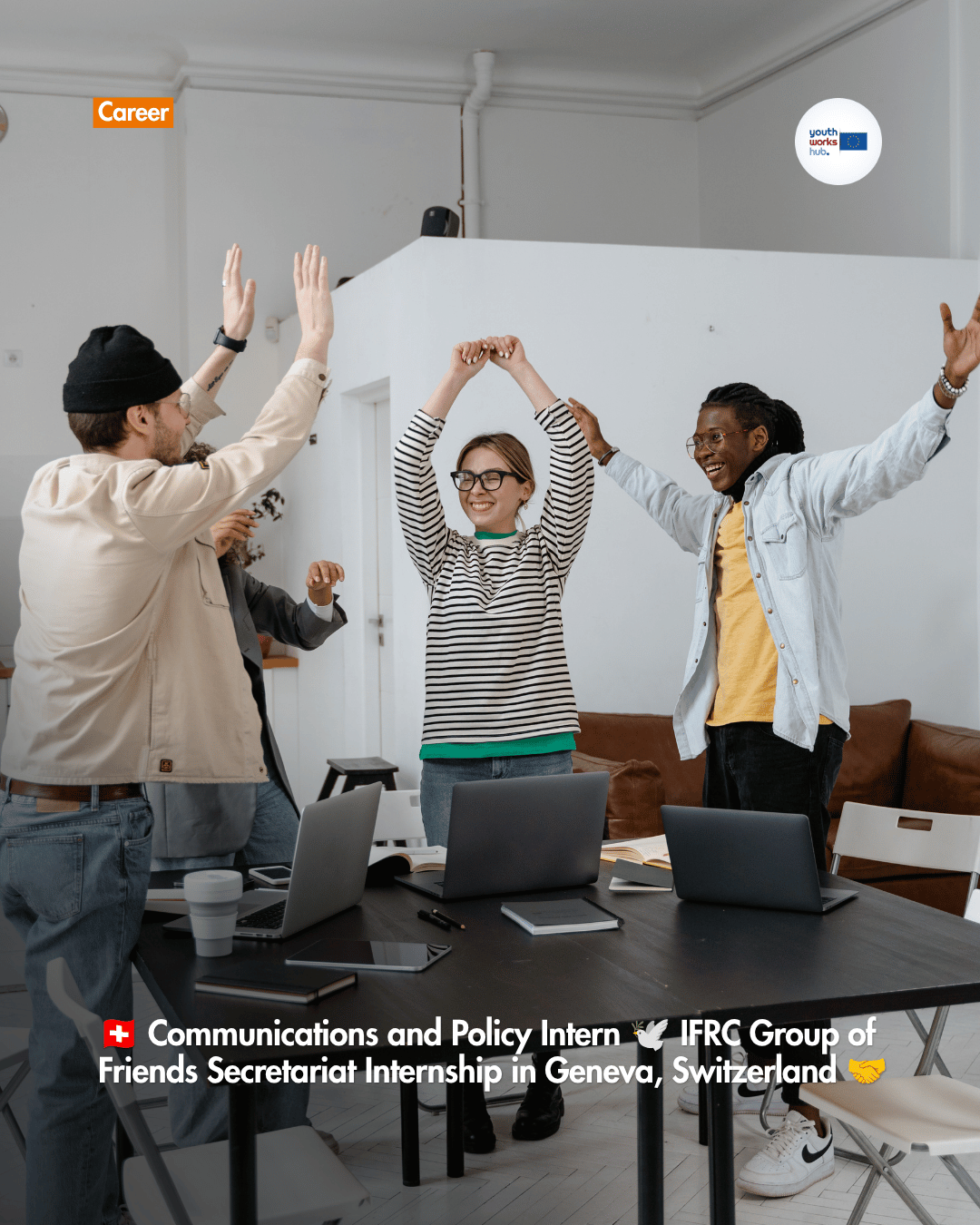 🇨🇭 Communications and Policy Intern 🕊️ IFRC Group of Friends Secretariat Internship in Geneva, Switzerland 🤝