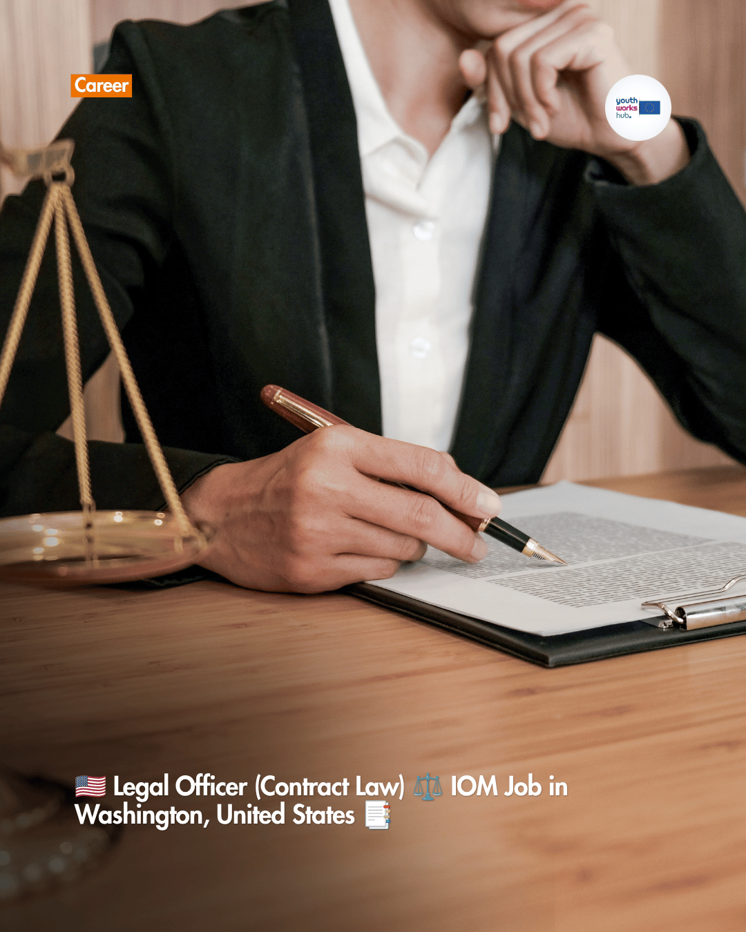 🇺🇸 Legal Officer (Contract Law) ⚖️ IOM Job in Washington, United States 📑