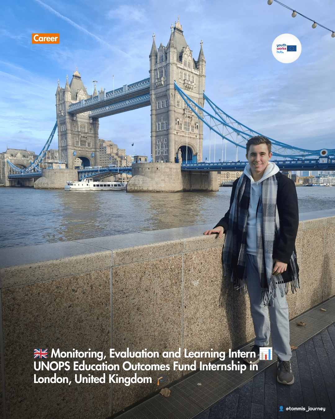 🇬🇧 Monitoring, Evaluation and Learning Intern 📊 UNOPS Education Outcomes Fund Internship in London, United Kingdom 🎓