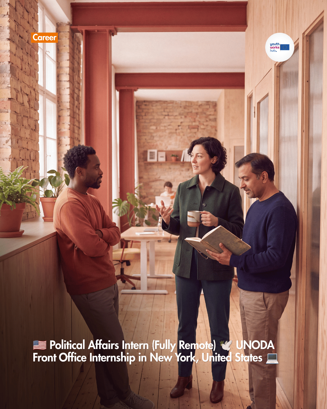🇺🇸 Political Affairs Intern (Fully Remote) 🕊️ UNODA Front Office Internship in New York, United States 💻