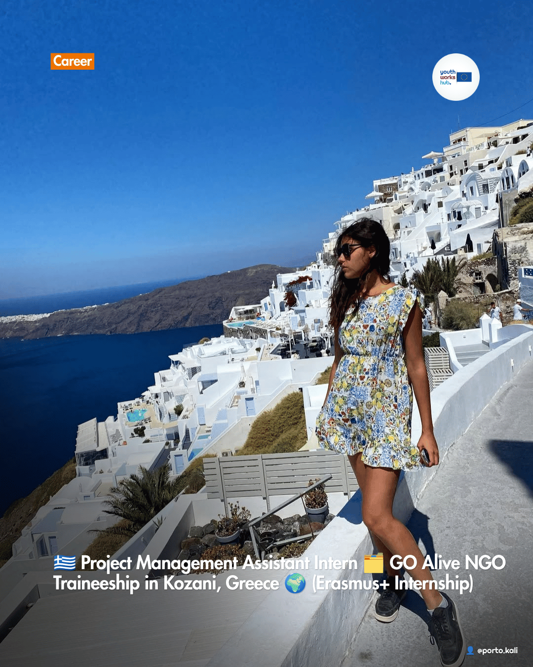 🇬🇷 Project Management Assistant Intern 🗂️ GO Alive NGO Traineeship in Kozani, Greece 🌍 (Erasmus+ Internship)
