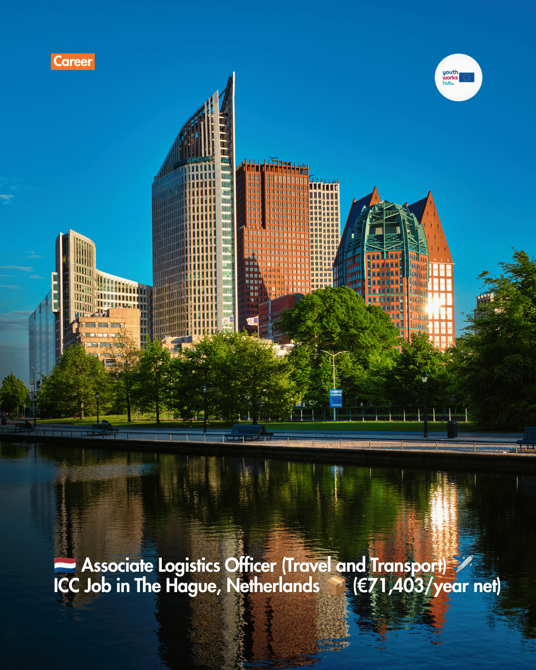 🇳🇱 Associate Logistics Officer (Travel and Transport) ✈️ ICC Job in The Hague, Netherlands 📦 (€71,403/year net)