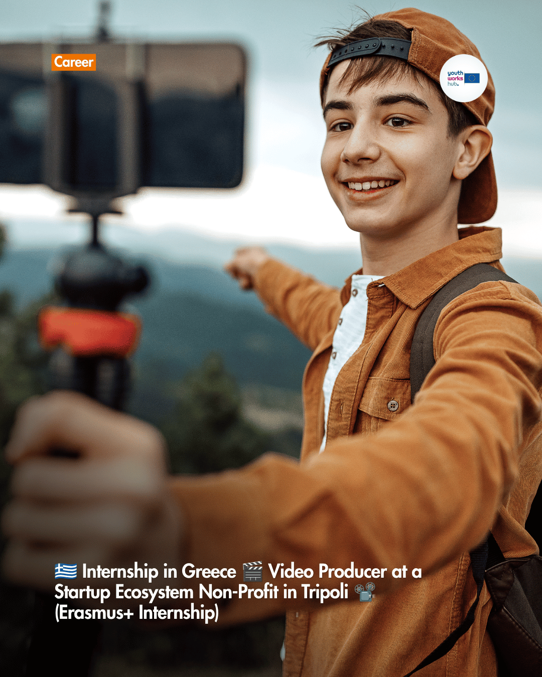 🇬🇷 Internship in Greece 🎬 Video Producer at a Startup Ecosystem Non-Profit in Tripoli 📽️ (Erasmus+ Internship)