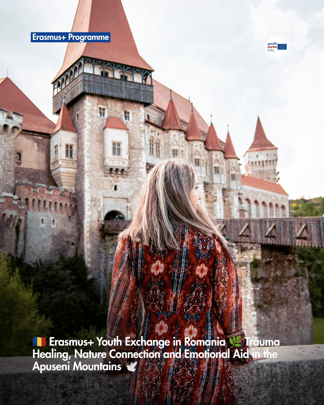 🇷🇴 Erasmus+ Youth Exchange in Romania 🌿 Trauma Healing, Nature Connection and Emotional Aid in the Apuseni Mountains 🕊️