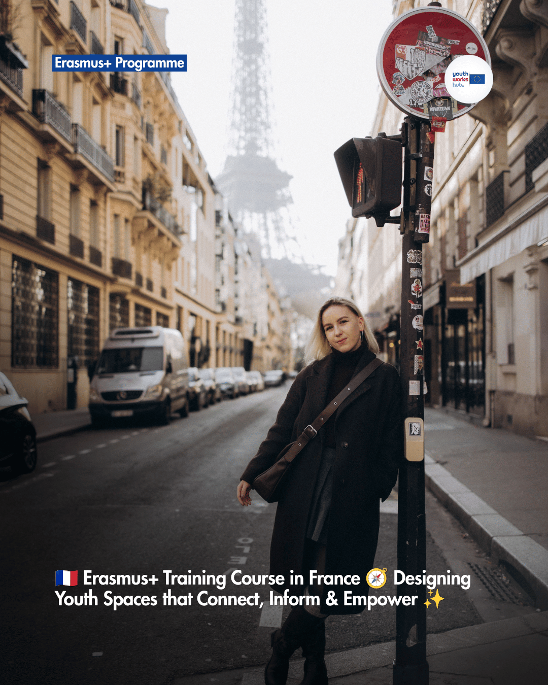 🇫🇷 Erasmus+ Training Course in France 🧭 Designing Youth Spaces that Connect, Inform & Empower ✨