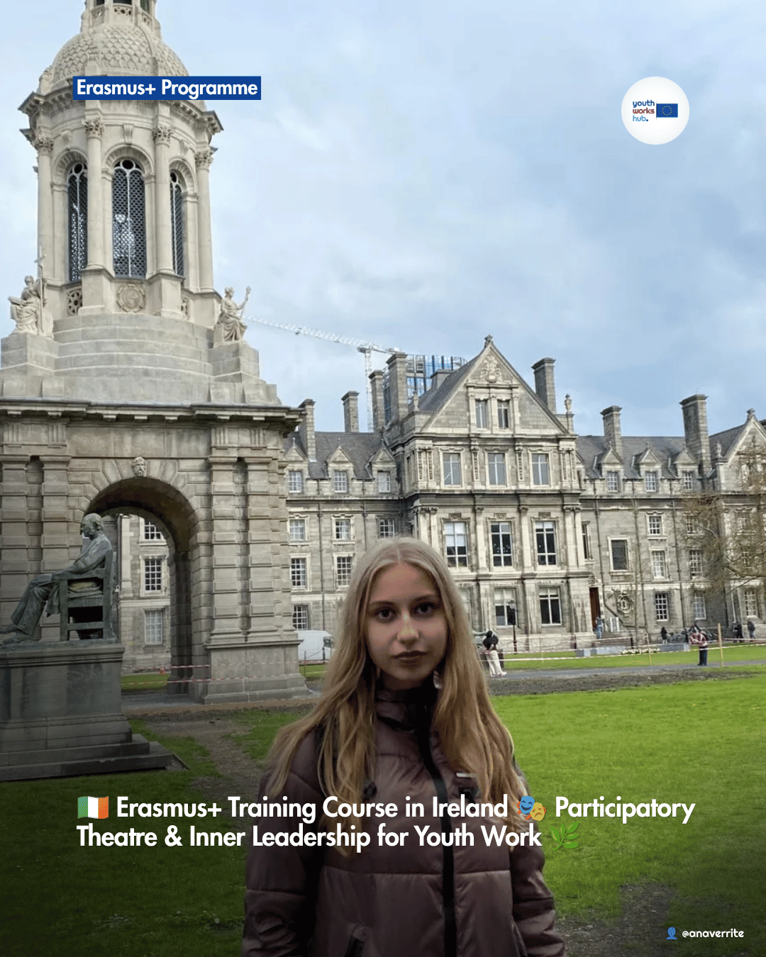 🇮🇪 Erasmus+ Training Course in Ireland 🎭 Participatory Theatre & Inner Leadership for Youth Work 🌿