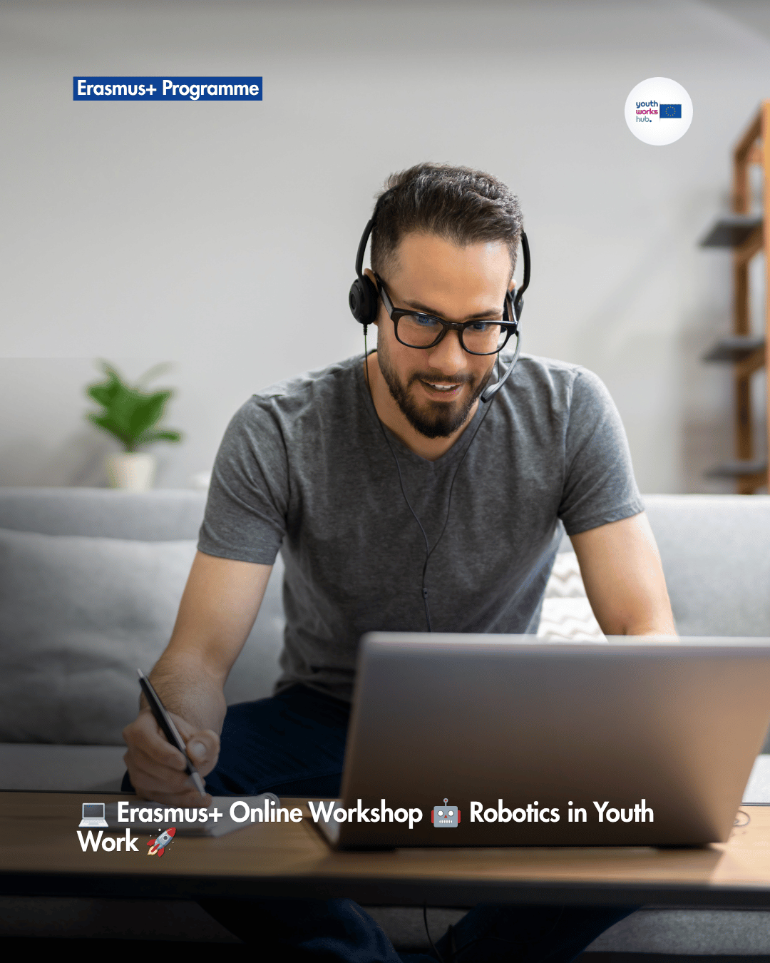 💻 Erasmus+ Online Workshop 🤖 Robotics in Youth Work 🚀