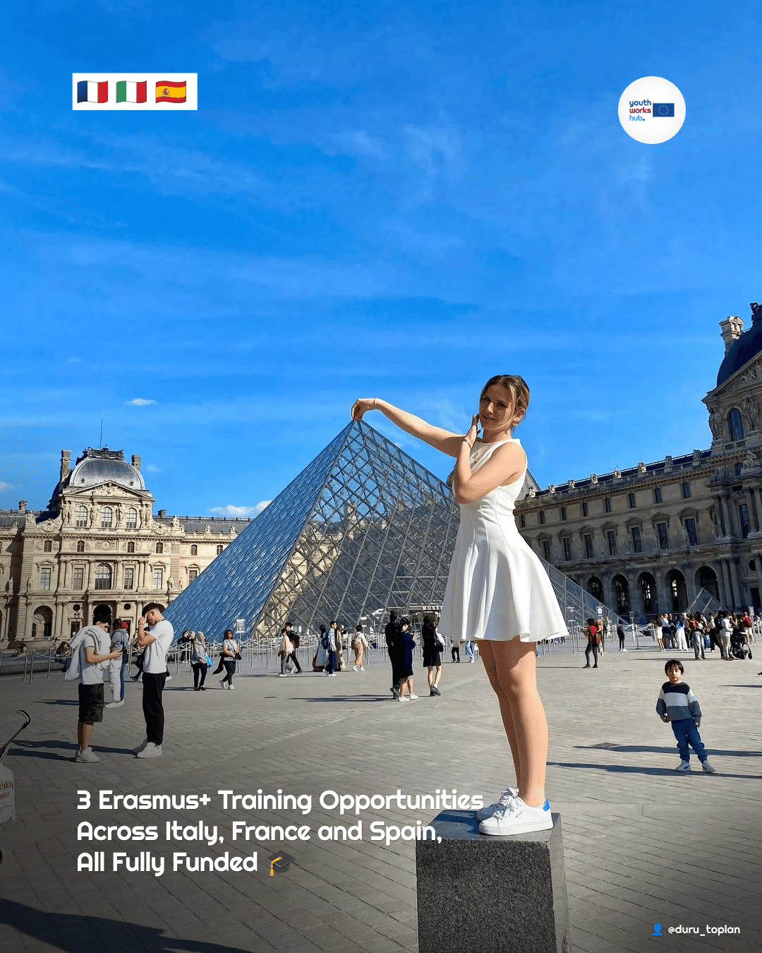 3 Erasmus+ Training Opportunities Across Italy, France and Spain, All Fully Funded 🎓