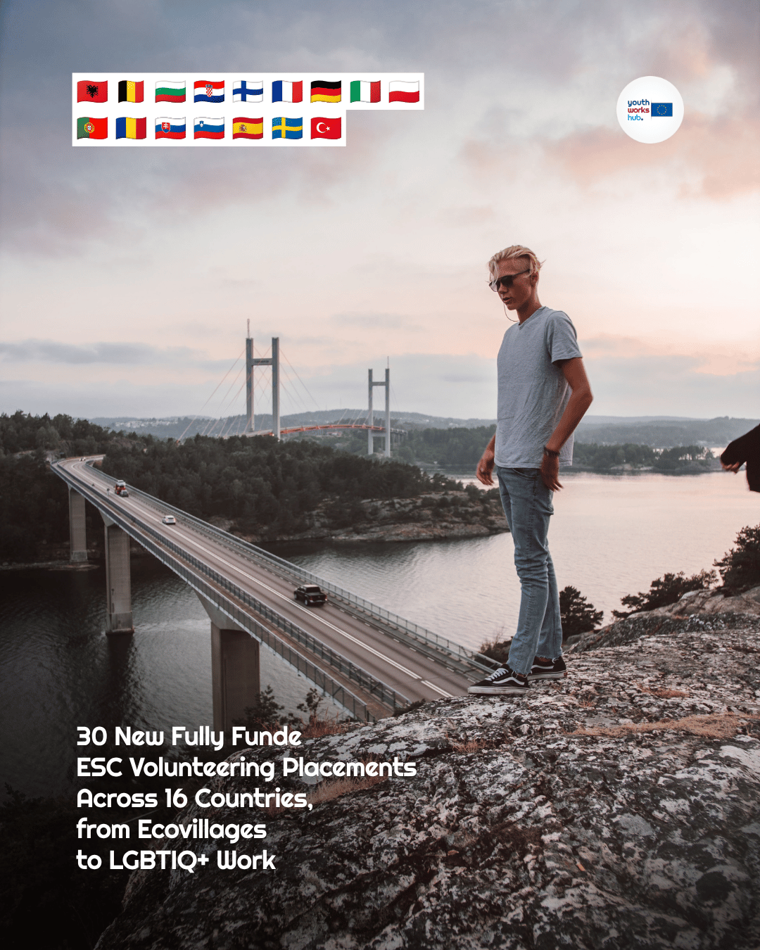 30 Fully Funded ESC Volunteering Placements Across 16 Countries, from Ecovillages to LGBTIQ+ Work 🌍