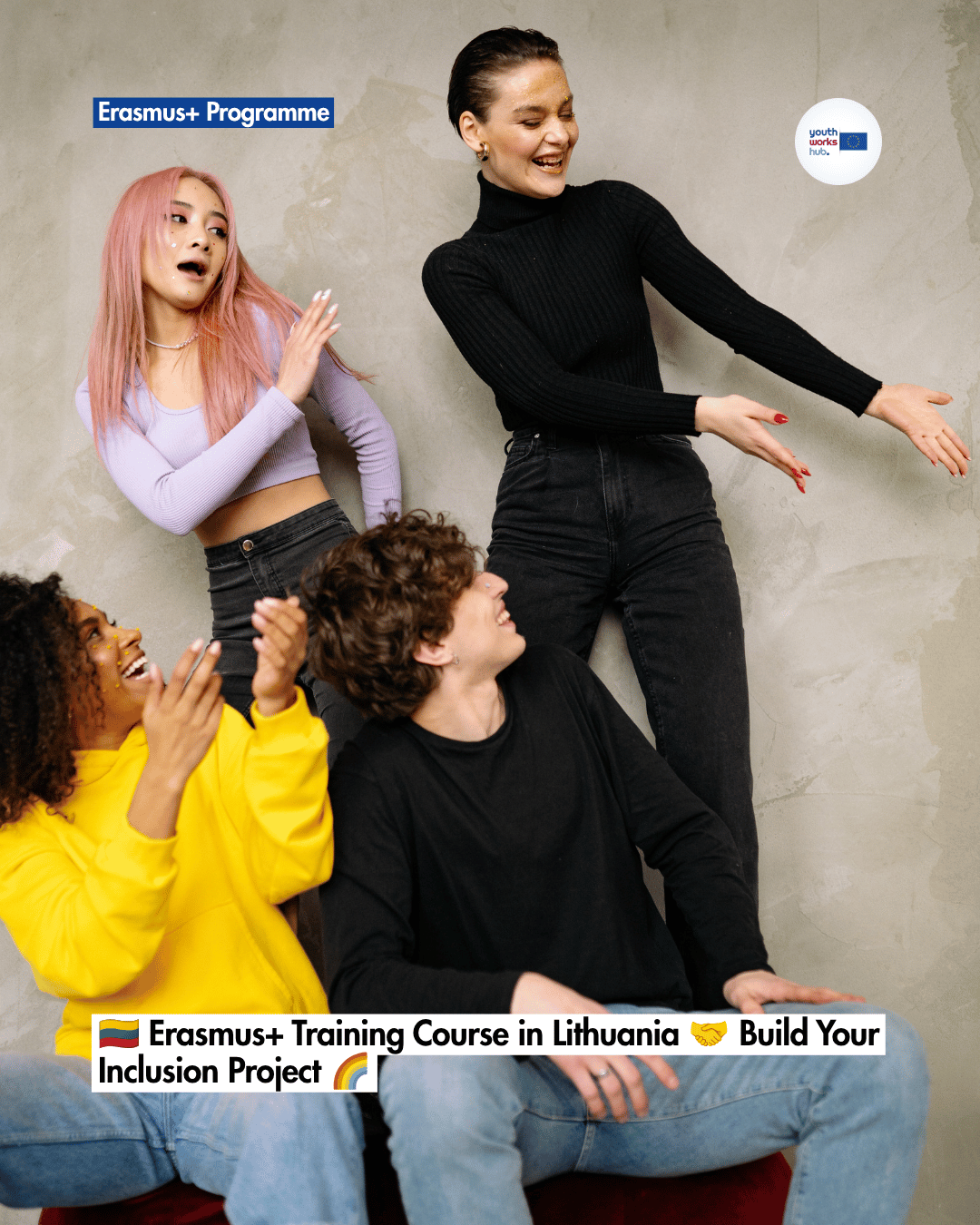 🇱🇹 Erasmus+ Training Course in Lithuania 🤝 Build Your Inclusion Project 🌈