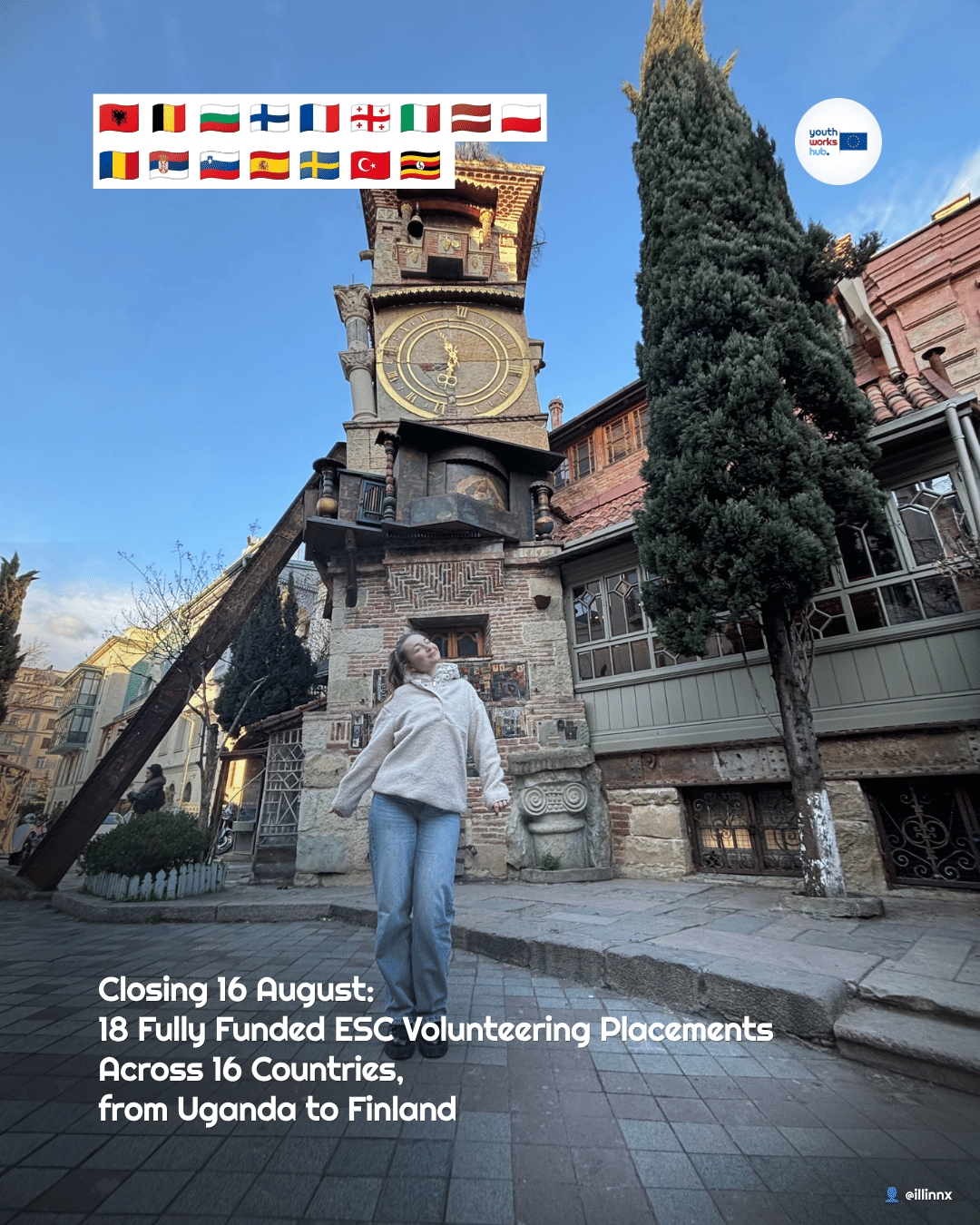 18 Fully Funded ESC Placements Closing 16 August, from Uganda to Finland ⏳