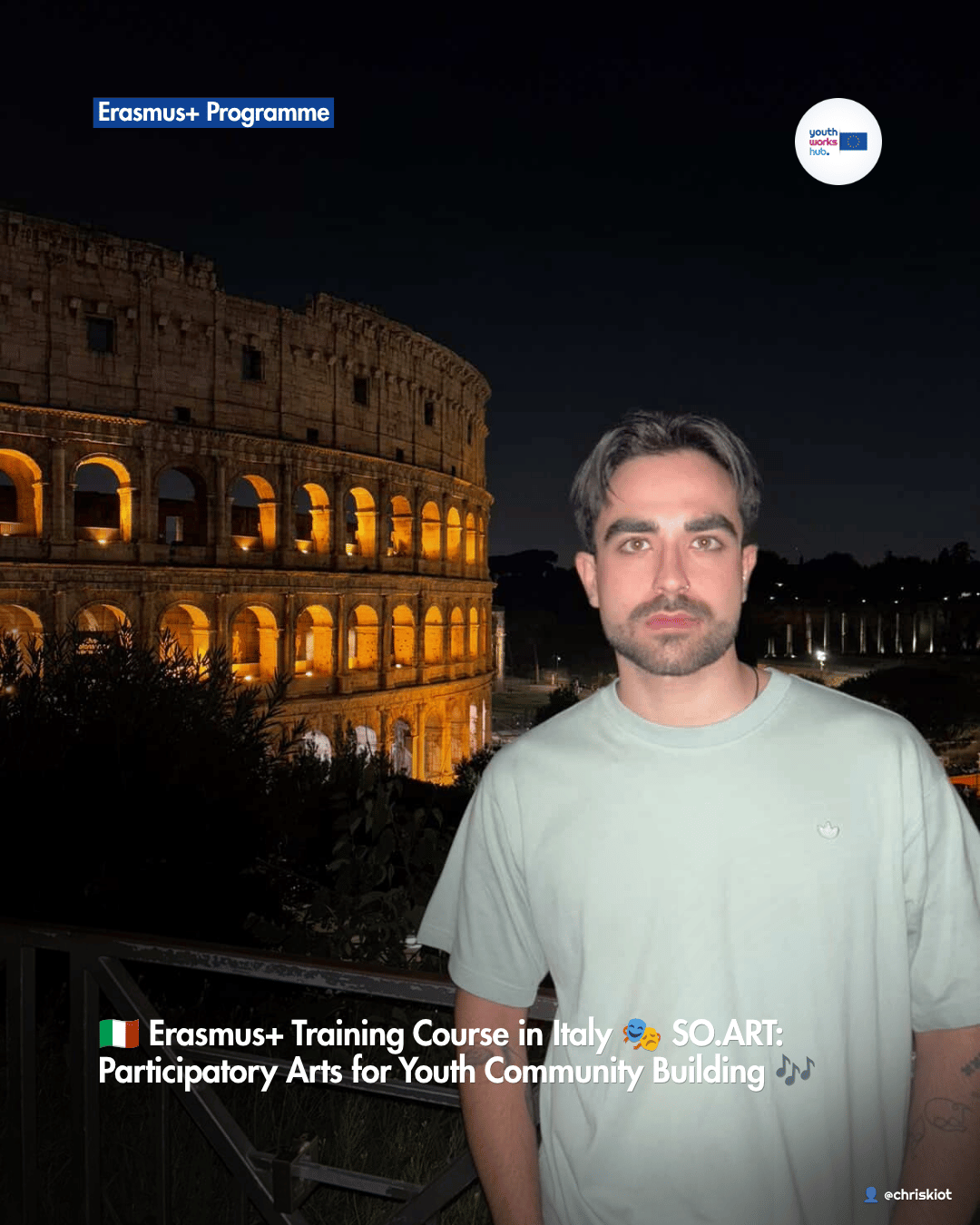 🇮🇹 Erasmus+ Training Course in Italy 🎭 SO.ART: Participatory Arts for Youth Community Building 🎶