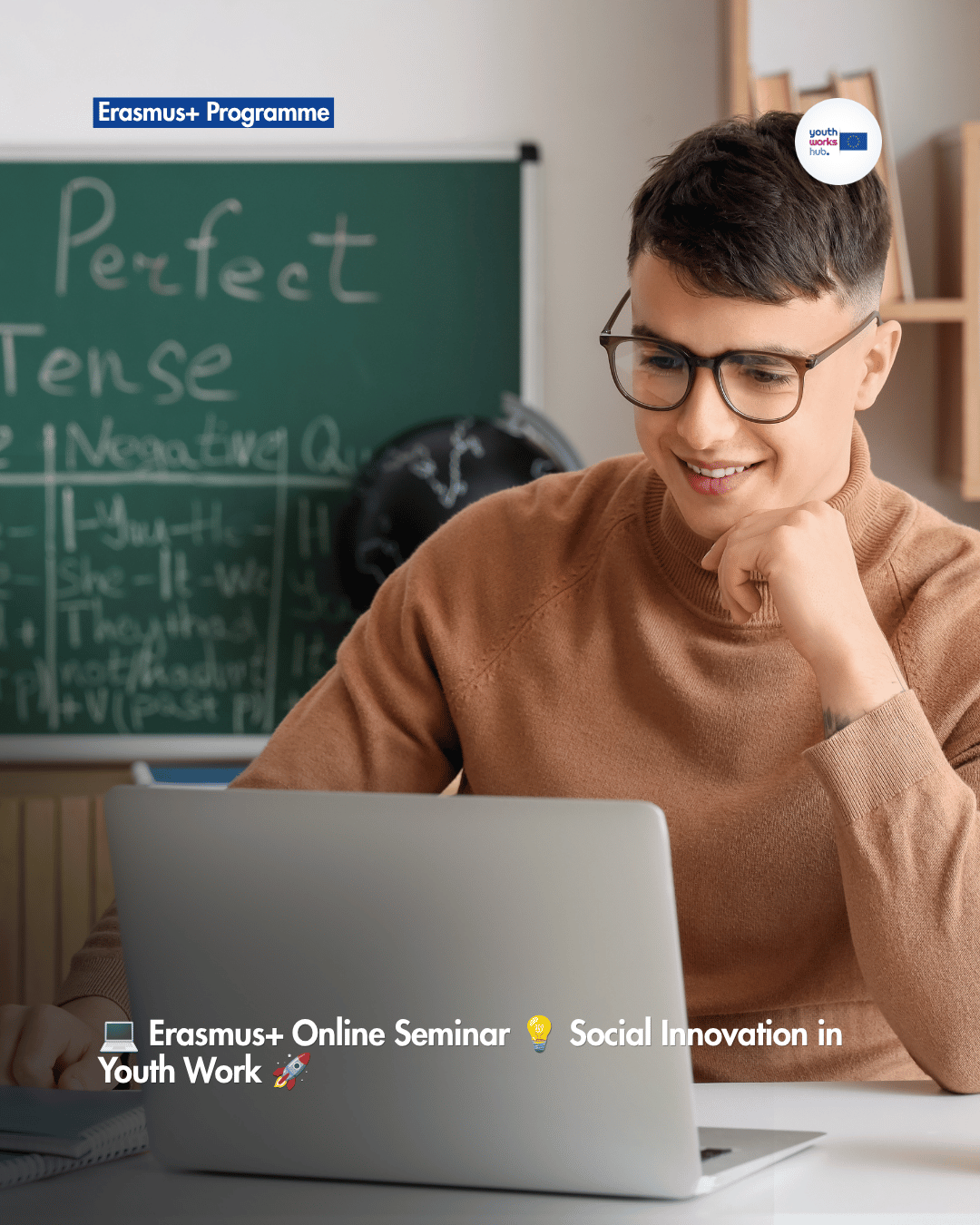 💻 Erasmus+ Online Seminar 💡 Social Innovation in Youth Work 🚀