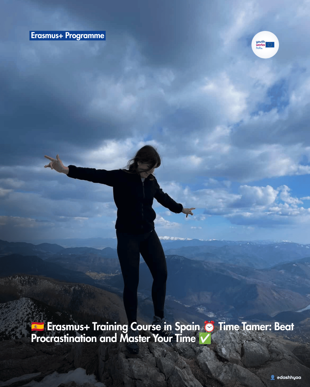 🇪🇸 Erasmus+ Training Course in Spain ⏰ Time Tamer: Beat Procrastination and Master Your Time ✅