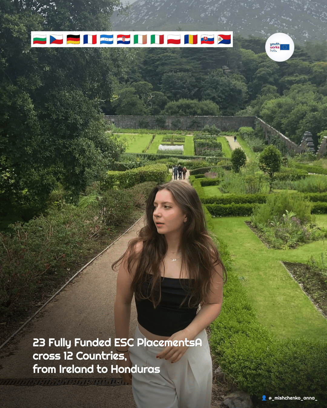 23 Fully Funded ESC Placements Across 12 Countries, from Ireland to Honduras 🌍