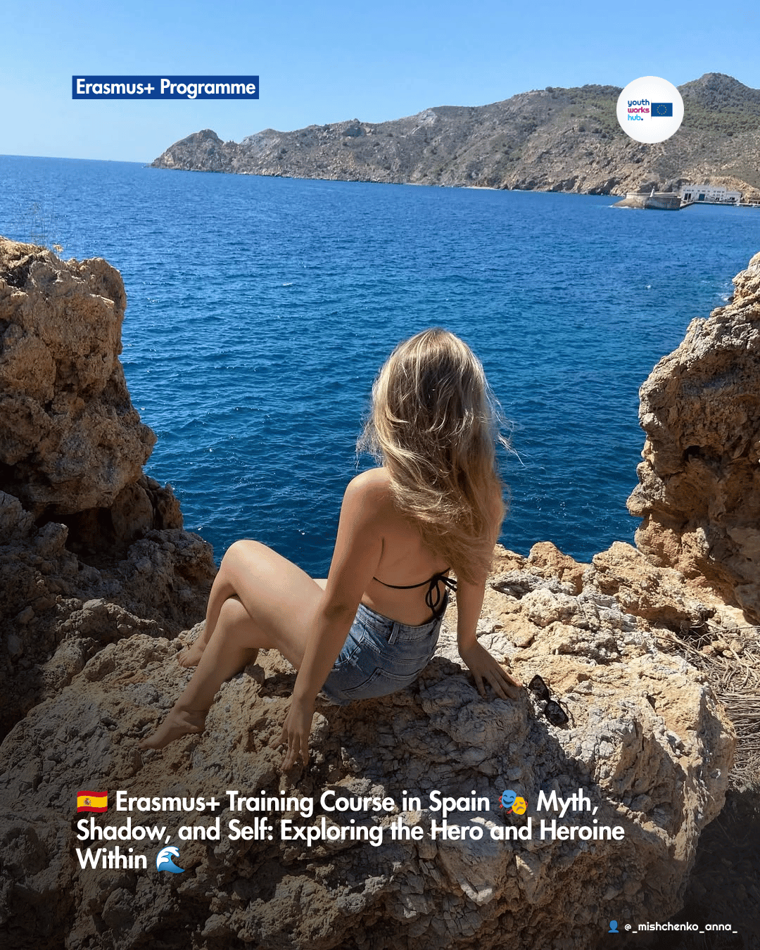 🇪🇸 Erasmus+ Training Course in Spain 🎭 Myth, Shadow, and Self: Exploring the Hero and Heroine Within 🌊