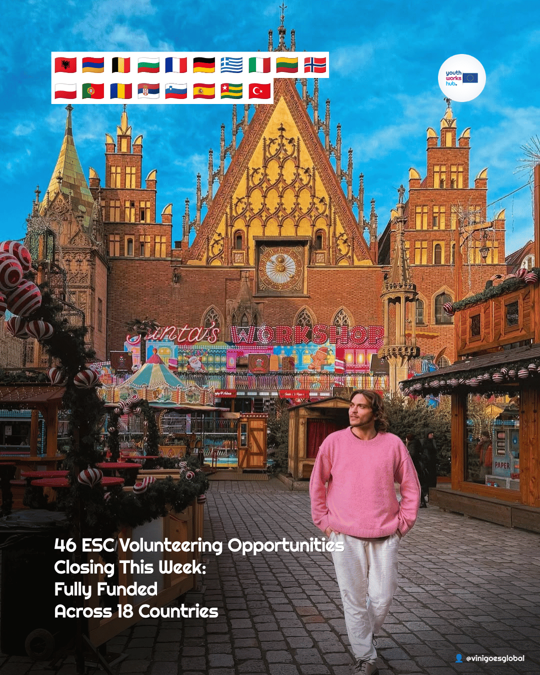 This Week's Fully Funded ESC Volunteering: 46 Placements Across 18 Countries, Closing 1 to 6 September