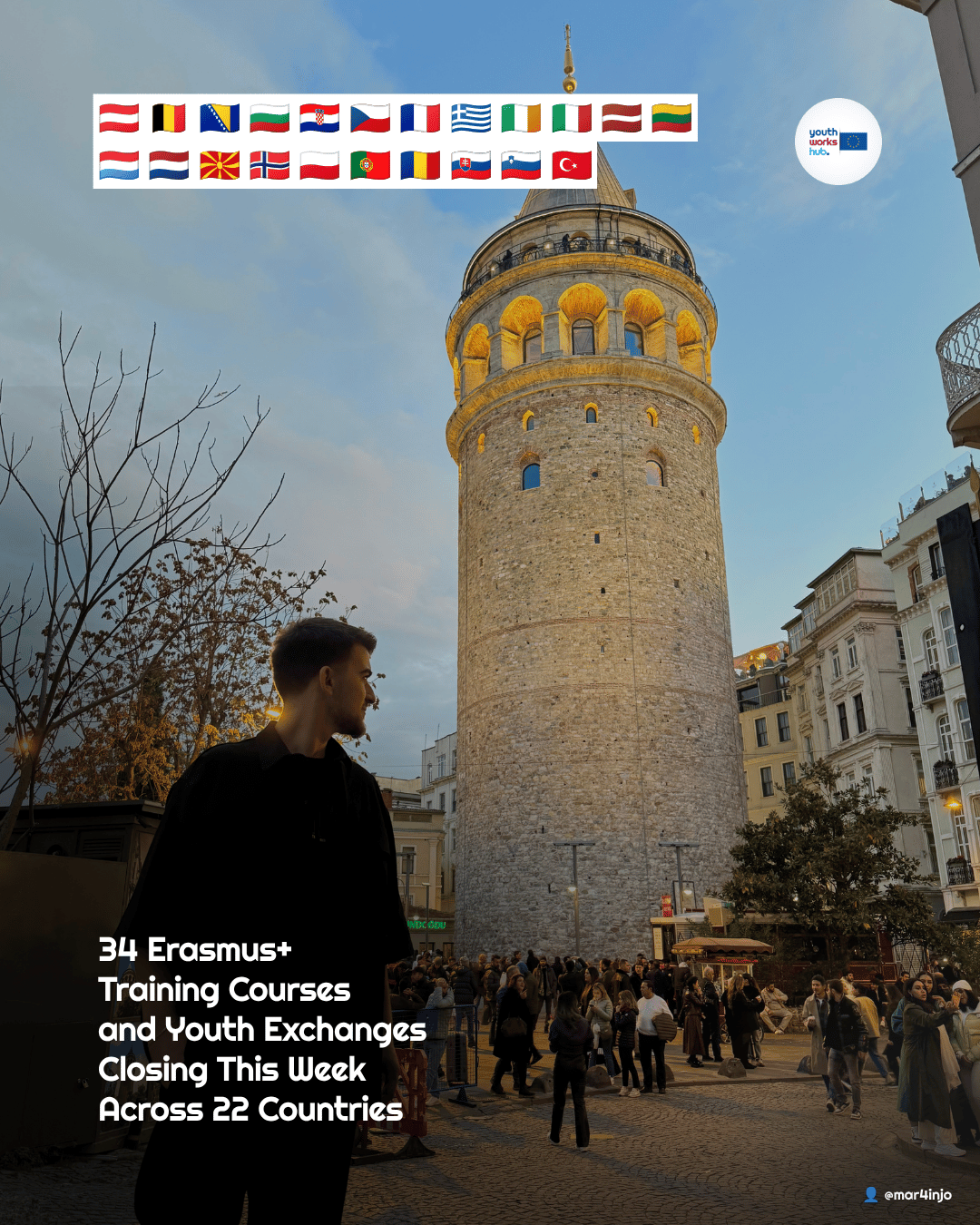 34 Funded Erasmus+ Opportunities for Youth Workers Closing This Week, Across 22 Countries