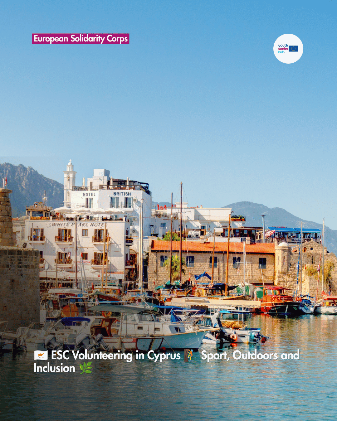 🇨🇾 ESC Volunteering in Cyprus 🧗 Sport, Outdoors and Inclusion 🌿