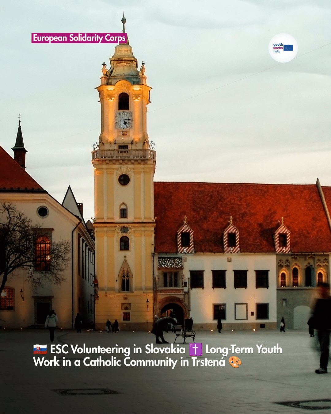 🇸🇰 ESC Volunteering in Slovakia ✝️ Long-Term Youth Work in a Catholic Community in Trstená 🎨