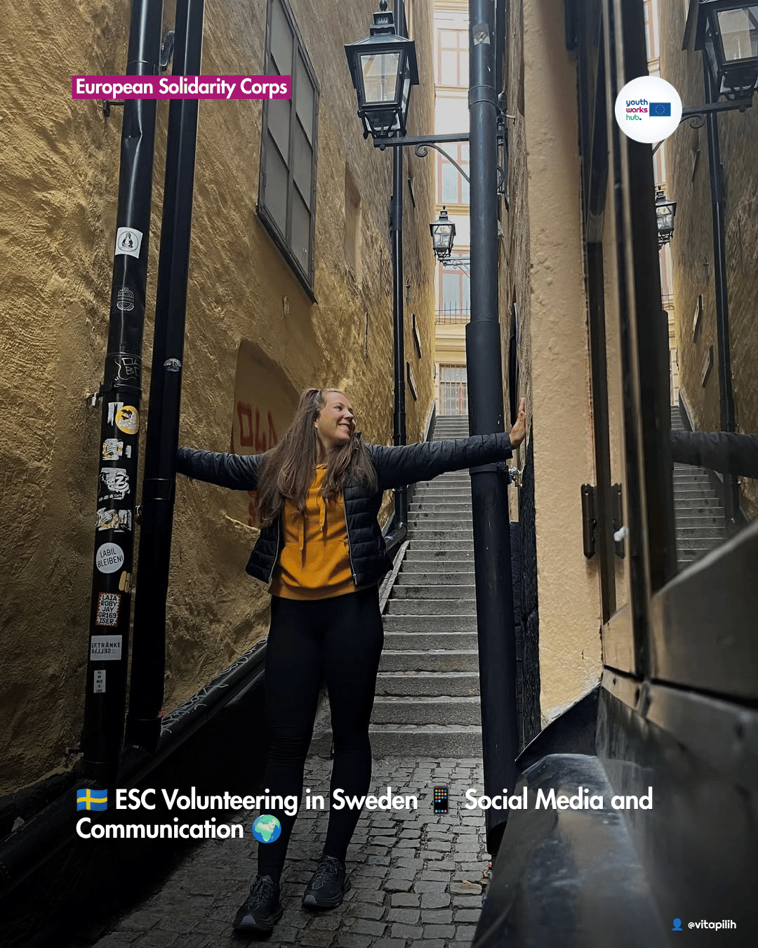 🇸🇪 ESC Volunteering in Sweden 📱 Social Media and Communication 🌍