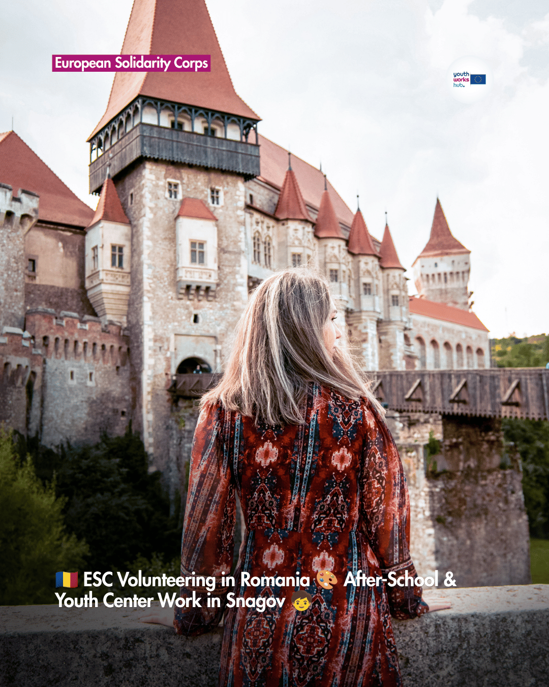 🇷🇴 ESC Volunteering in Romania 🎨 After-School & Youth Center Work in Snagov 🧒