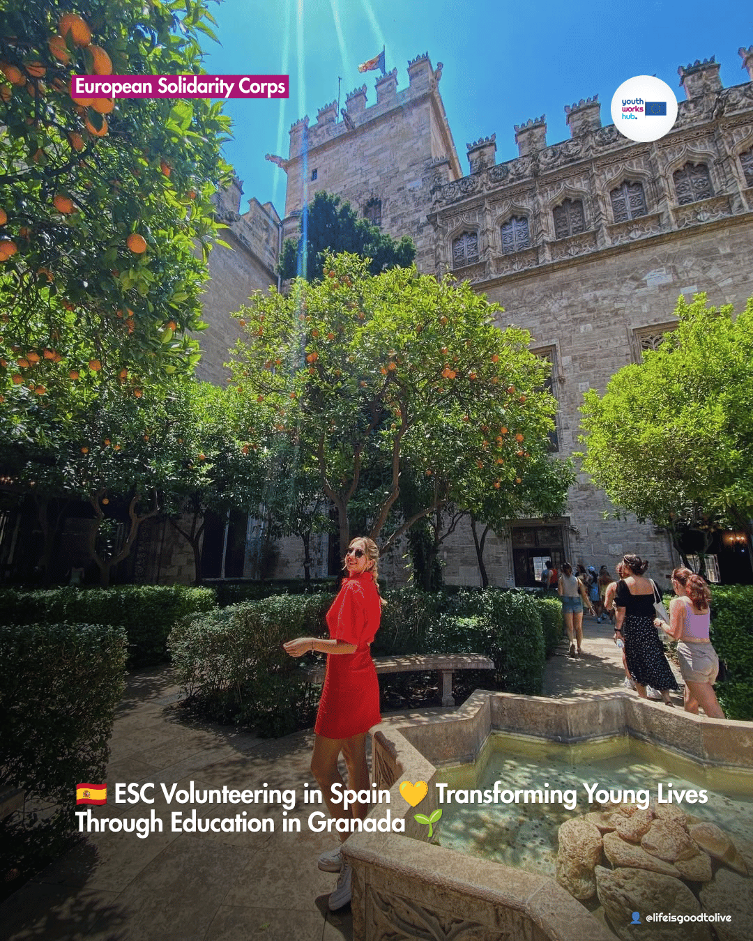 🇪🇸 ESC Volunteering in Spain 💛 Transforming Young Lives Through Education in Granada 🌱