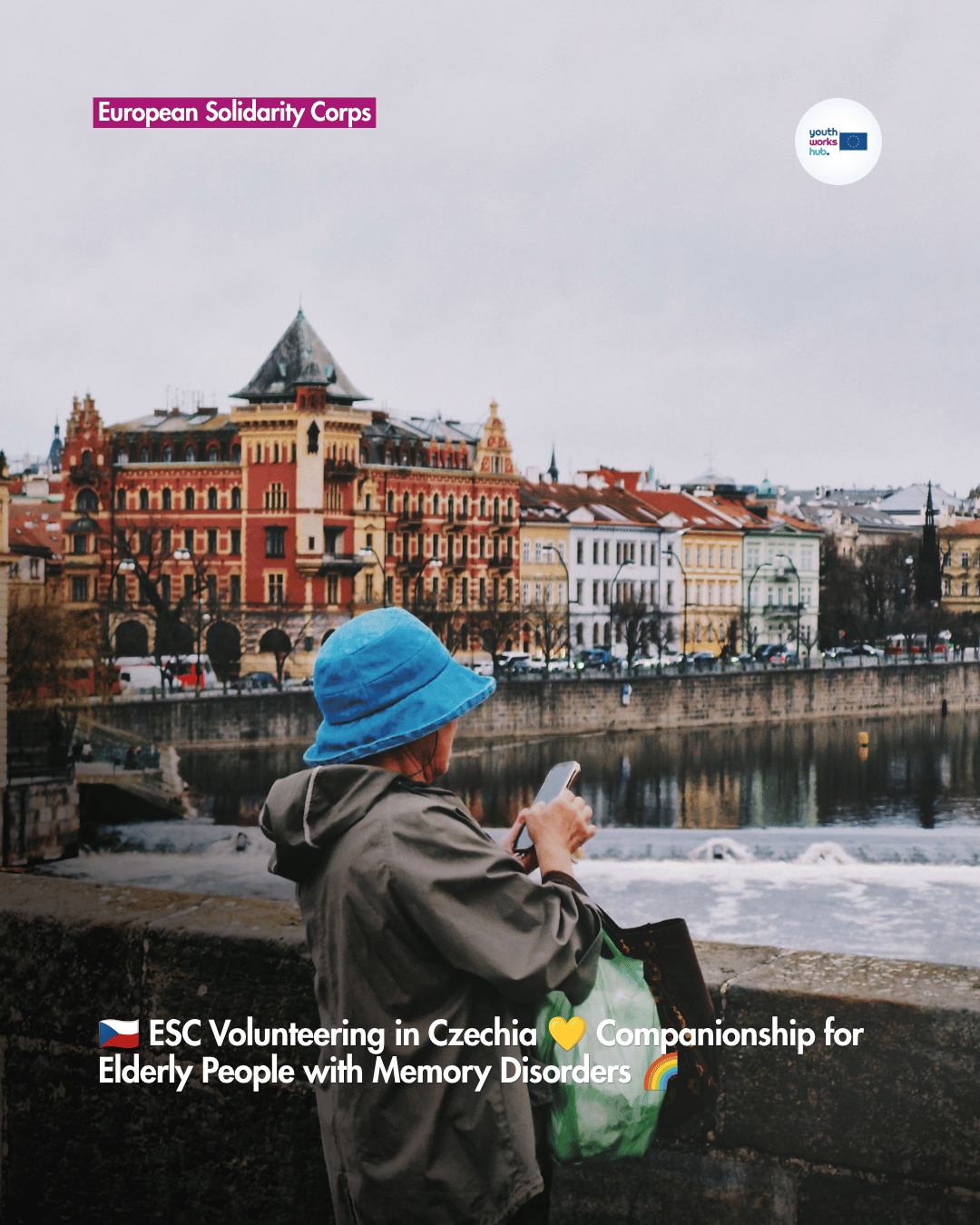 🇨🇿 ESC Volunteering in Czechia 💛 Companionship for Elderly People with Memory Disorders 🌈