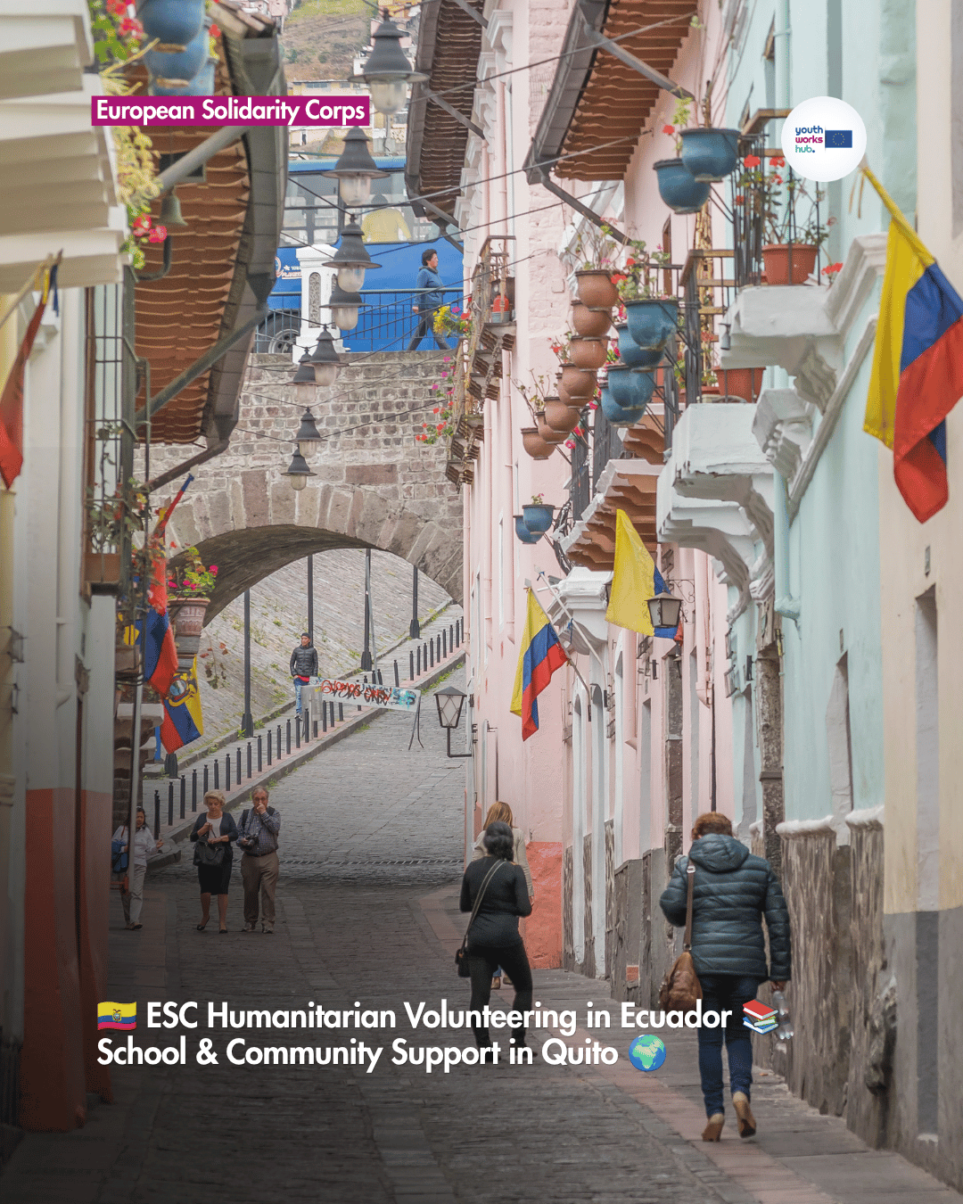 🇪🇨 ESC Volunteering in Ecuador 🏫 Supporting Children and Communities in Quito with CRECER 🌎