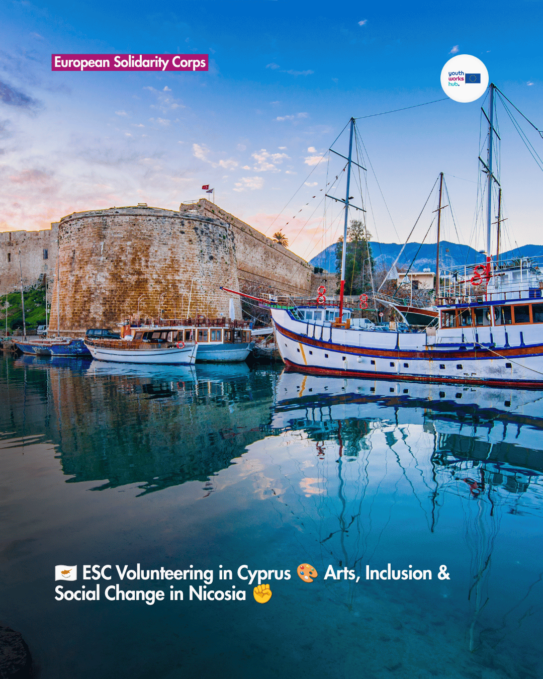 🇨🇾 ESC Volunteering in Cyprus 🎨 Arts, Inclusion & Social Change in Nicosia ✊