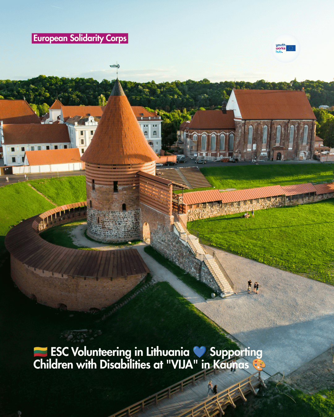 🇱🇹 ESC Volunteering in Lithuania 💙 Supporting Children with Disabilities at "VIJA" in Kaunas 🎨